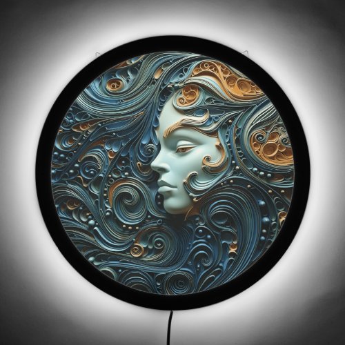 Moonlit Woman 3D Art