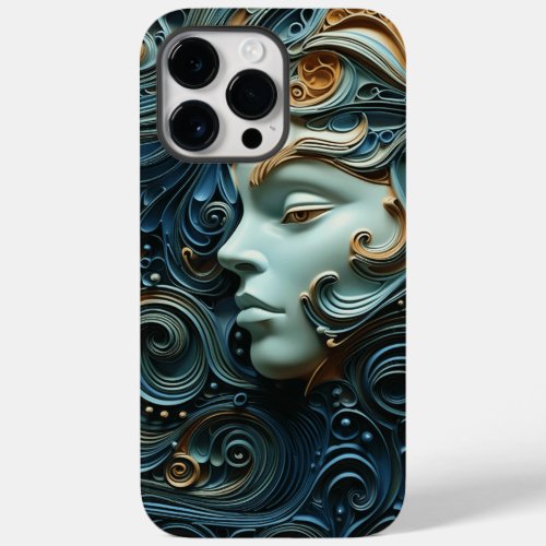 Moonlit Woman 3D Art Case_Mate iPhone 14 Pro Max Case