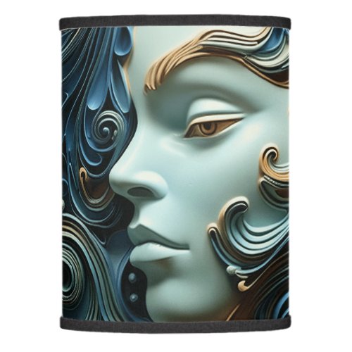 Moonlit Woman 3D Art Lamp Shade