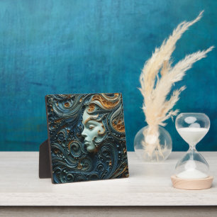 Moonlit Woman 3D Art Plaque