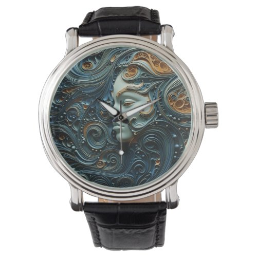 Moonlit Woman 3D Art Watch