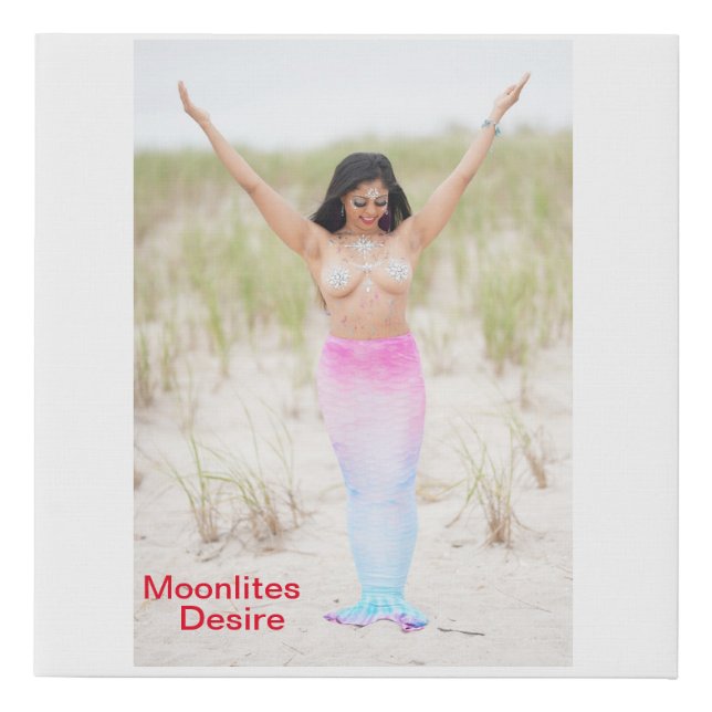 Moonlites Desire Mermaid Canvas Art (Front)