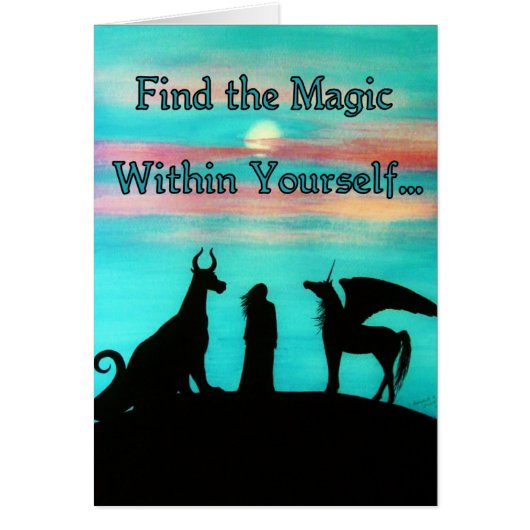 MoonMyth "Find the Magic Within Yourself" Cards (Front)