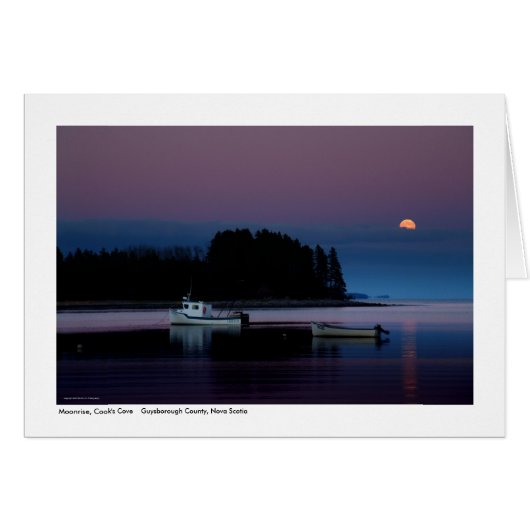 Moonrise, Cook's Cove Cards (Front Horizontal)