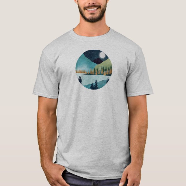 Moonrise Lake T-Shirt (Front)