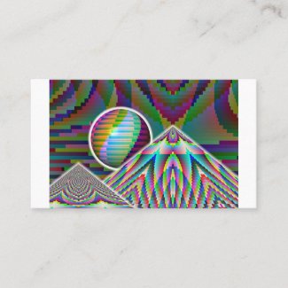Moonrise - Mystic Mountains Business Card