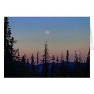 Moonrise over the Rockies Cards