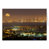 Moonrise over the San Diego skyline (Front Horizontal)