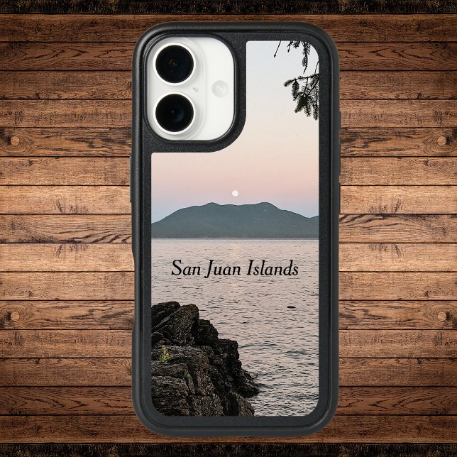 Moonrise Over the San Juan Islands Otterbox iPhone Case (Creator Uploaded)