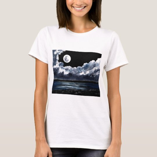 Moonrise Over Wingaersheek Beach T-Shirt