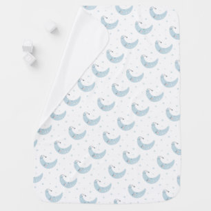 Moons and stars baby blanket