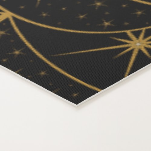 Moons and Stars Double Sided Yoga Mat