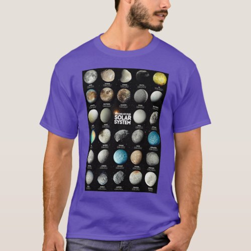 Moons of Our Solar System T_Shirt