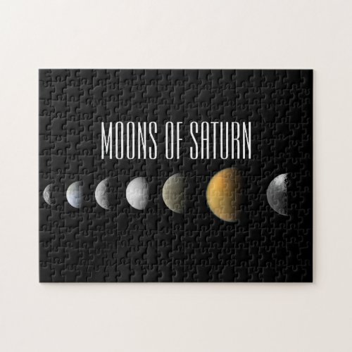 Moons of Saturn Jigsaw Puzzle