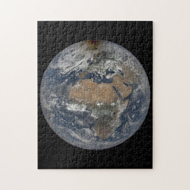 Moon's shadow on Earth - June 10 solar eclipse Jigsaw Puzzle (Vertical)