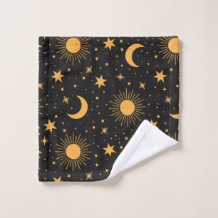 Moons, Stars and Suns Wash Cloth