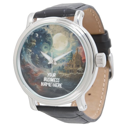Moonscape Yin Yang Martial Arts Wrist Watch