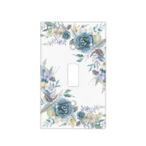 Moonshade Floral Light Switch Cover