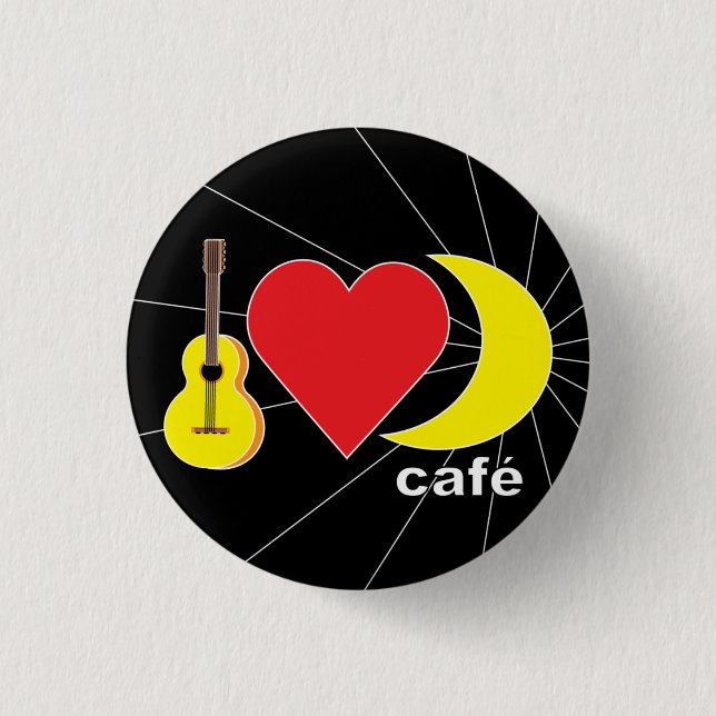 Moonshine Cafe Pinback Button (Front)