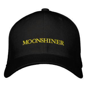 MOONSHINE EMBROIDERED BASEBALL CAP
