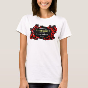 Moonshine Expertly Handcrafted Grandma's Funny Red T-Shirt