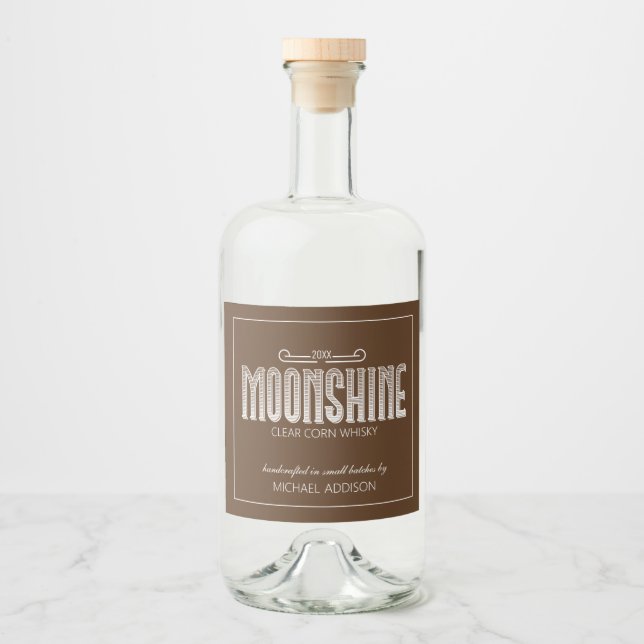 Moonshine Food and Beverage Label Set (Front)