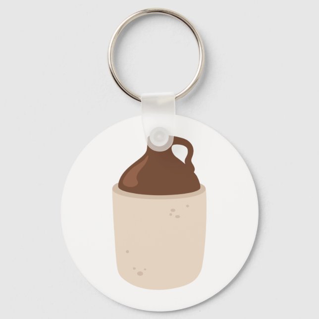 Moonshine Jug Keychain (Front)