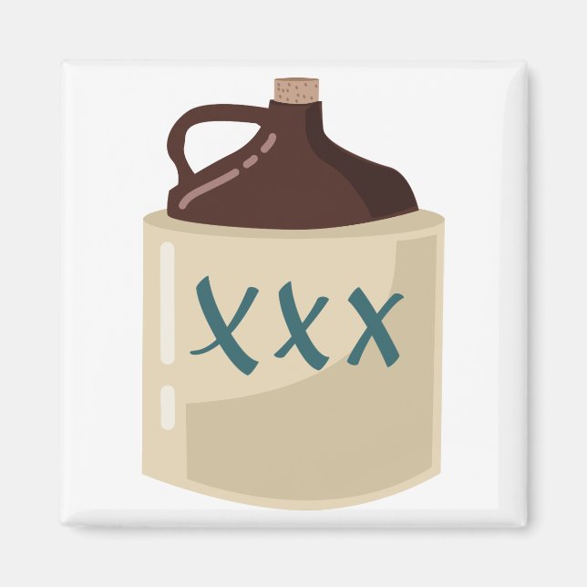 Moonshine Jug Magnet (Front)