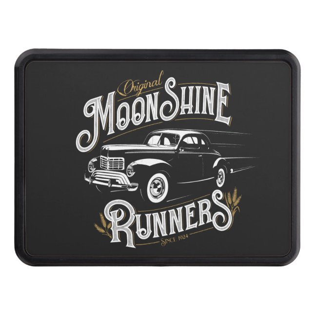 Moonshine Runners Hitch Cover (Front)