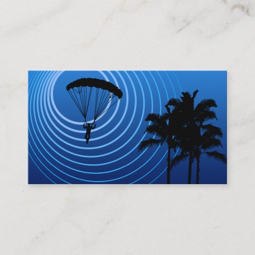 moonshine sky diving business card template