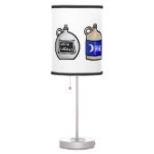 Moonshine Slang Names Jugs Table Lamp (Right)