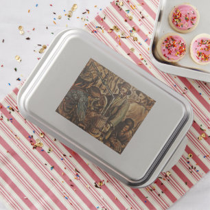 Moonshiners Making White Lightning Whiskey Liquor Cake Pan