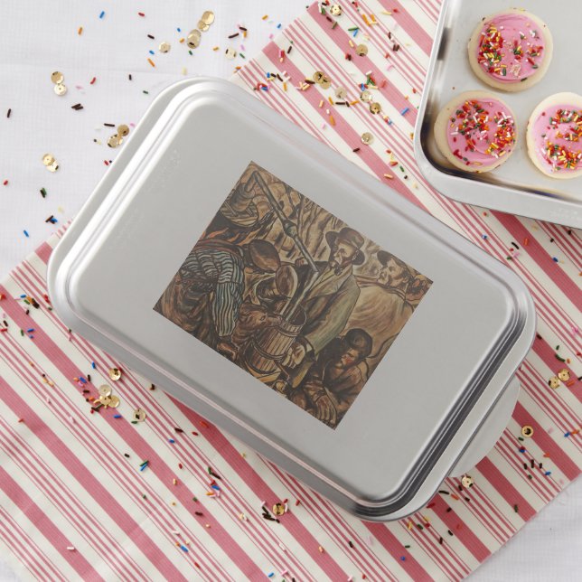 Moonshiners Making White Lightning Whiskey Liquor Cake Pan (In Situ)