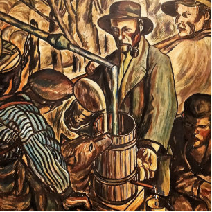 Moonshiners Making White Lightning Whiskey Liquor Cutout