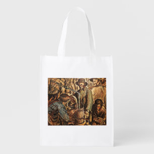 Moonshiners Making White Lightning Whiskey Liquor Grocery Bag