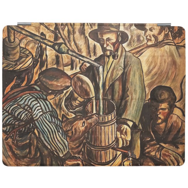 Moonshiners Making White Lightning Whiskey Liquor iPad Smart Cover (Horizontal)