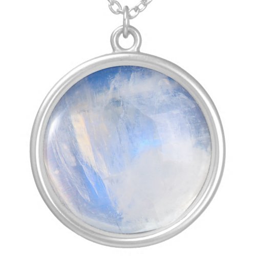 Moonstone 1 silver plated necklace