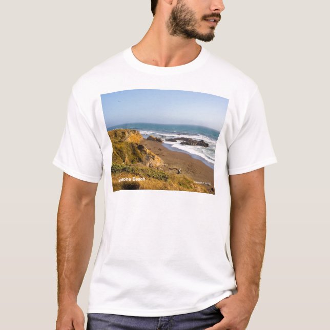 Moonstone Beach Cambria California Products T-Shirt (Front)