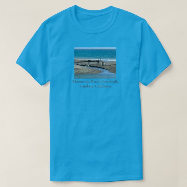 Moonstone Beach, Cambria, California T-Shirt (Design Front)