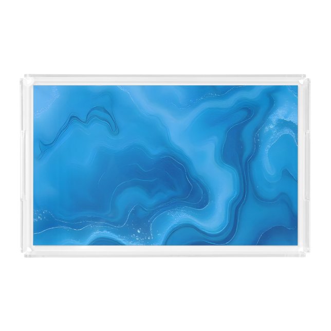 Moonstone Blue- Acrylic Tray (Front)