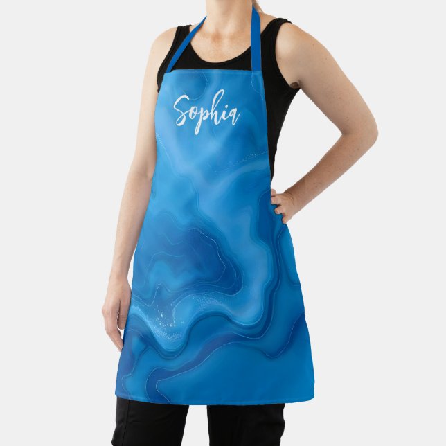 Moonstone Blue Apron (Insitu)