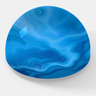 Moonstone Blue Paperweight