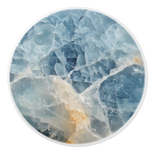 Moonstone Gemstone Pattern Ceramic Knob