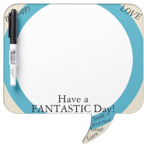 Moonstone Pearl Fantastic Day Dry Erase Board