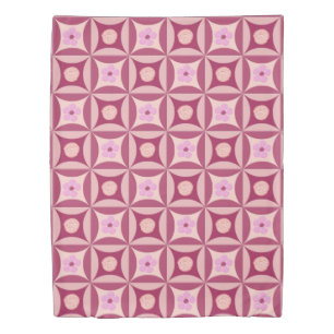 Moonstone Rose and Cherry Flower in the Barn Door Duvet Cover