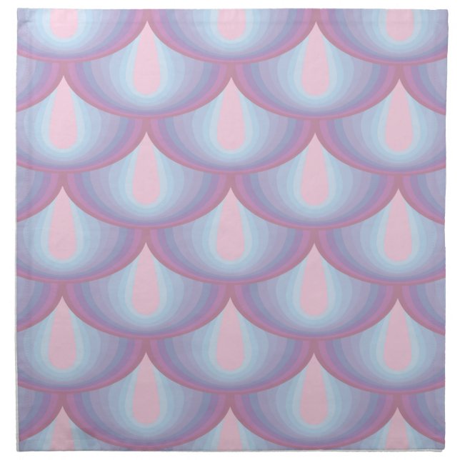 Moonstone Scales Cloth Napkins (Front)