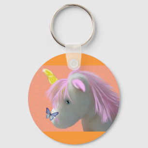 Moonstone the unicorn keychain