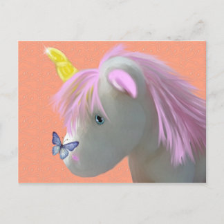 Moonstone the unicorn postcard