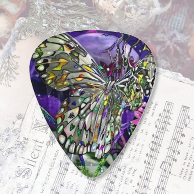 Moonstruck Butterfly Guitar Pick (Creator Uploaded)