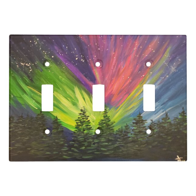 Moonstudio - Aurora electrical switch plate (Front)